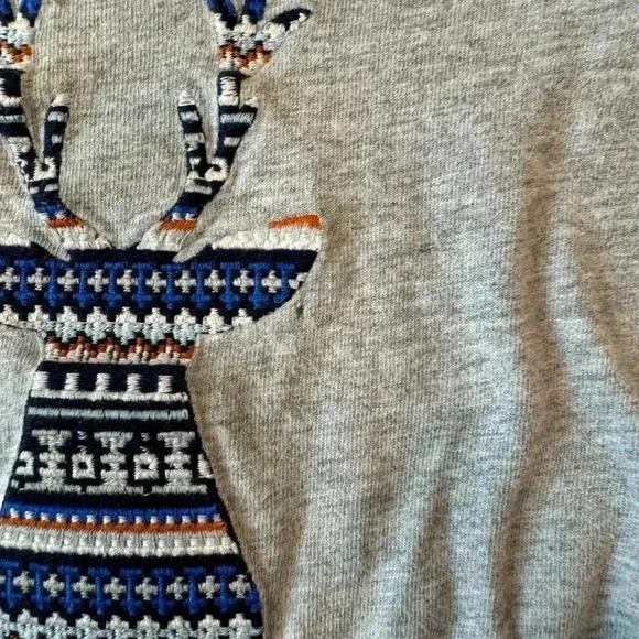 Janie and Jack Embroidered Deer Long Sleeve Shirt - Picture 5 of 6